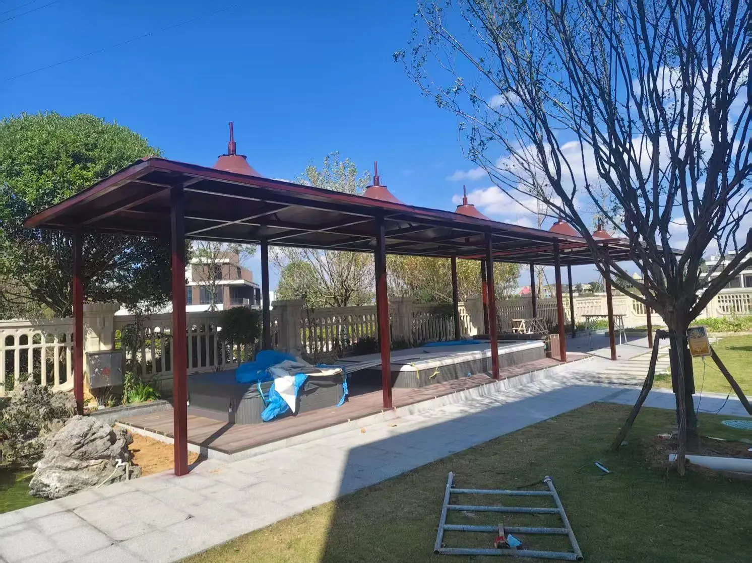 贵州黔南园区小区膜结构停车棚怎么选？本地源头工厂拆解三大坑，避开返修翻倍成本