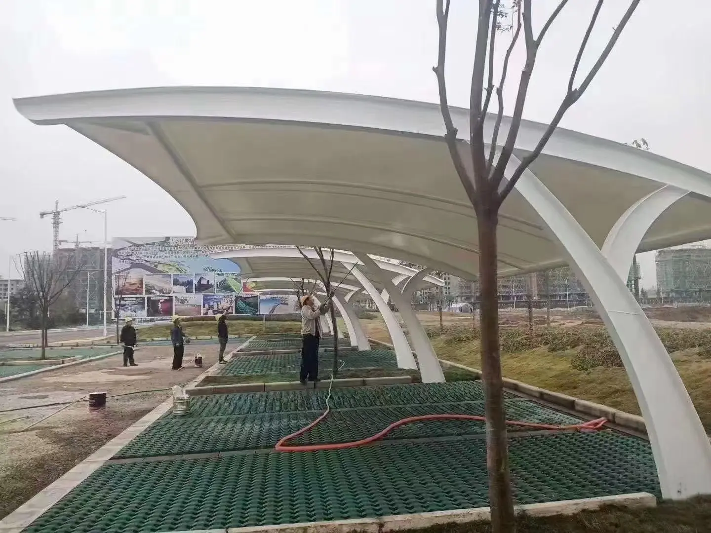 贵州黔南膜结构车棚采购避坑指南:本地气候不同,别拿低价当性价比